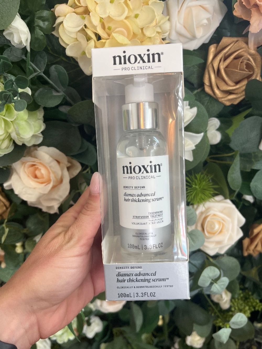 Nioxin diamax hair thickening serum